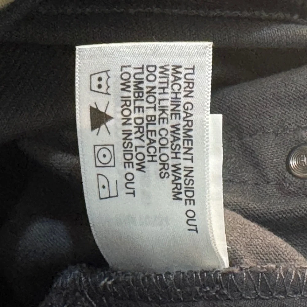 Orvis Mens Five Pocket Corduroy Pants Charcoal Gray Straight Leg 42x32